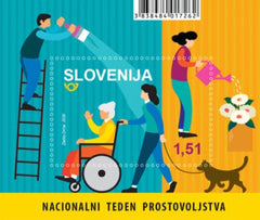 Slovenia - #1383 - National Volunteer Week S/S (MNH)