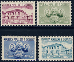 #505-508 Albania - Opening of the First Albanian School (MNH)