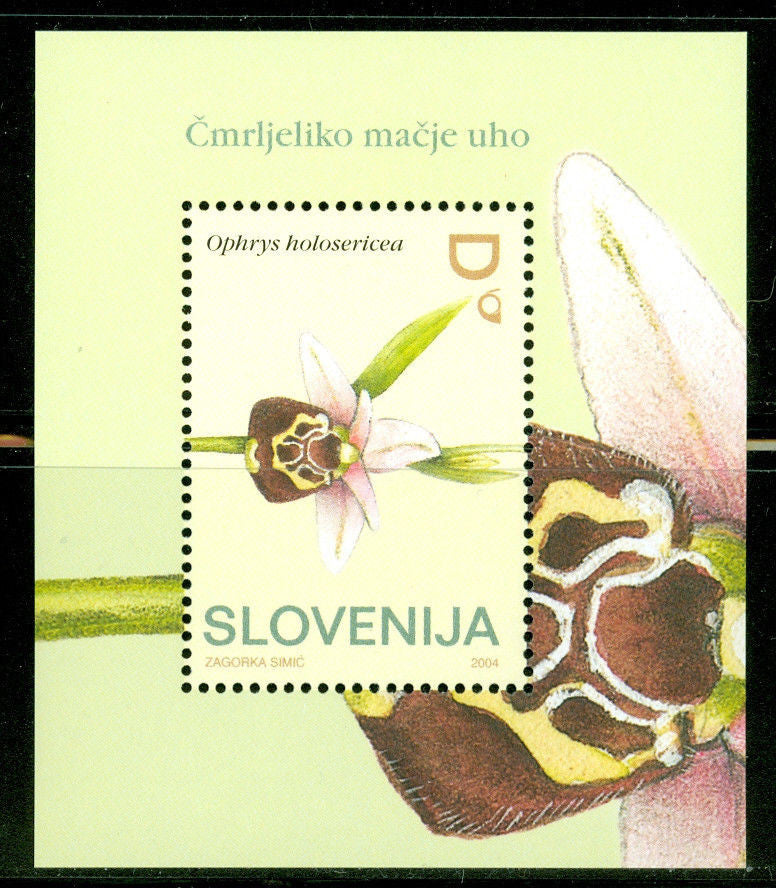 #573 Slovenia - Flowers S/S (MNH)
