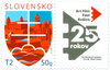 #767 Slovakia - Motif of the State, 25th Anniv. of Art Film Fest (MNH)