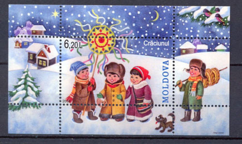 #610 Moldova - Christmas S/S (MNH)