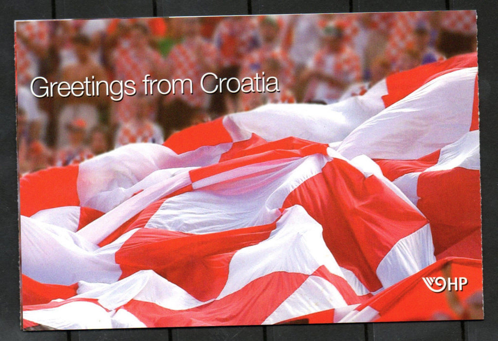 #619 Croatia - Flag and Crowd, Complete Booklet (MNH)