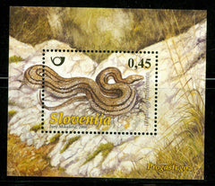 #764 Slovenia - Amphibians and Reptiles S/S (MNH)