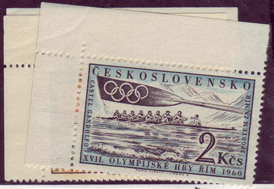 #967-969 Czechoslovakia - 17th Olympics - Rome (MNH)