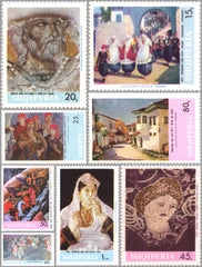 #1062-1069 Albania - Art, Set of 8 (MNH)