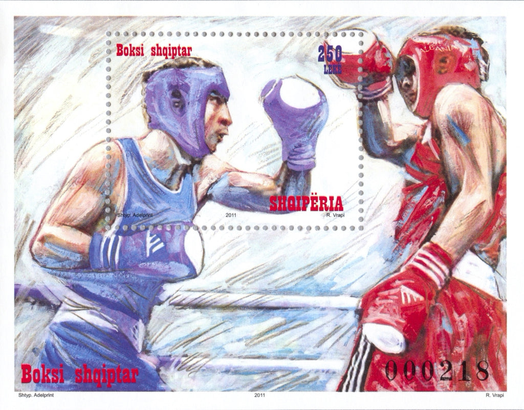 #2910 Albania - Boxing S/S (MNH)