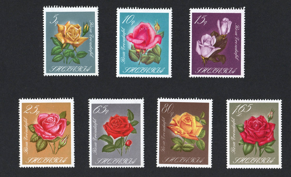 #1027-1034 Albania - Roses (MLH)