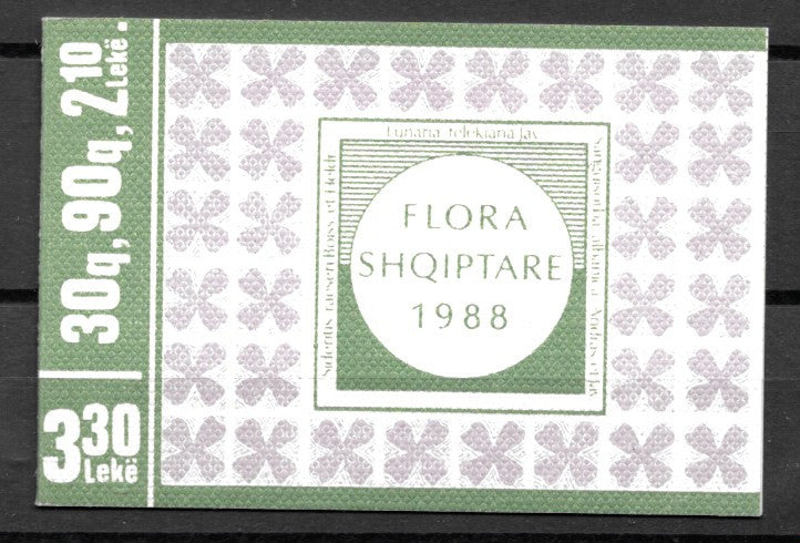 #2272a Albania - Flowers, Booklet (MNH)