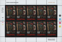 #2704-2705 Albania - 2003 Europa: Poster Art M/S (MNH)