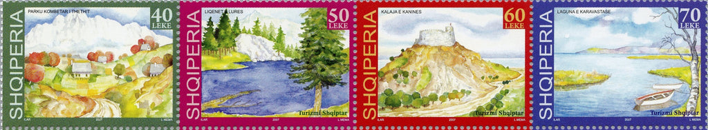 #2817 Albania - Tourism, Strip of 4 (MNH)