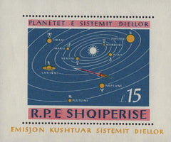 #786 Albania - Planets, Perf. M/S (MNH)