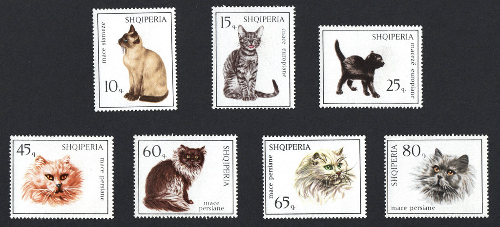 #965-971 Albania - Cats (MLH)