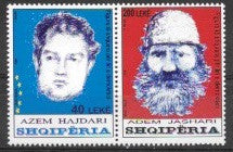 #2863 Albania - Freedom Fighters, Pair (MNH)