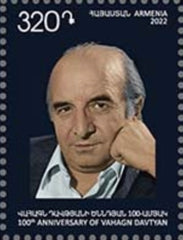 Armenia - 2022 Prominent Armenians: Vahagn Davtyan (MNH)