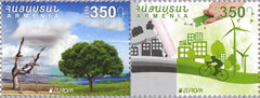 #1082 Armenia - 2016 Europa: Think Green, Pair (MNH)