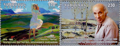 #1155-1156 Armenia - Paintings by Hovhannes Zardaryan (MNH)