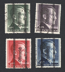 #428-431 Austria - Germany Nos. 524-527 Overprinted (Used)