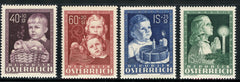 #B260-B263 Austria - Surtax for Child Welfare, Set of 4 (MNH)