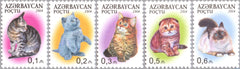 #1052-1056 Azerbaijan - Cats (MNH)