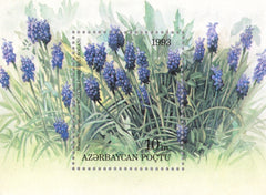#385 Azerbaijan - Flowers S/S (MNH)