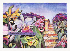 #499 Azerbaijan - Orchids S/S (MNH)