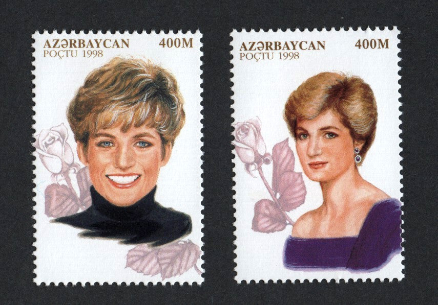 #669-670 Azerbaijan - Diana, Princess of Wales, Set of 2 (MNH)