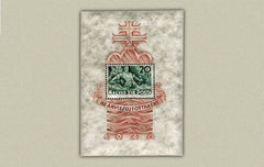 #B113 Hungary - Soldier Protecting Family From Floods S/S (MNH)