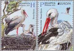 #1139-1140 Belarus - 2019 Europa: National Birds (MNH)