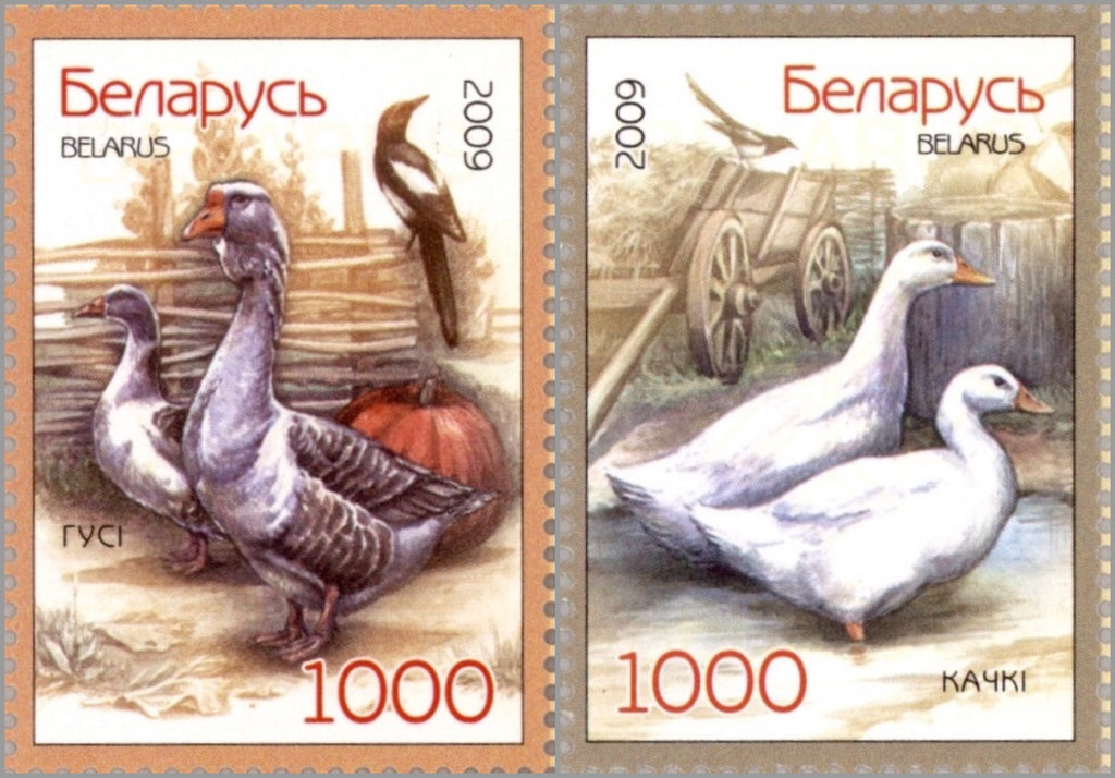 #695-696 Belarus - Poultry (MNH)