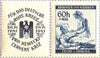 #B3-B4 Czechoslovakia - Bohemia and Moravia: Red Cross Nurse and Patient, w/ Labels (MNH)