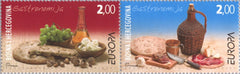 #140 Bosnia (Croat) - 2005 Europa: Gastronomy, Pair (MNH)