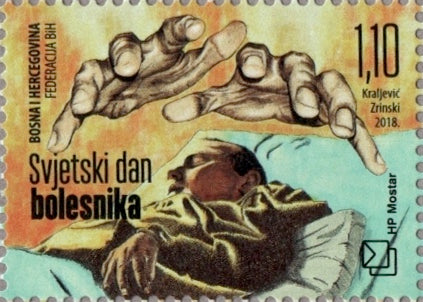 #369 Bosnia (Croat) - 2018 World Day of the Sick (MNH)