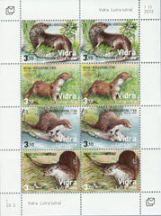 #294 Bosnia (Croat) - Lutra Lutra (Eurasian Otter), Full Sheet (MNH)