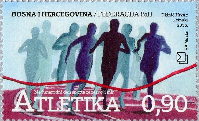 #331 Bosnia (Croat) - Runners (MNH)