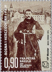 #334 Bosnia (Croat) - Father Petar Bakula (MNH)