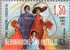 #374 Bosnia (Croat) - International Day of Families (MNH)