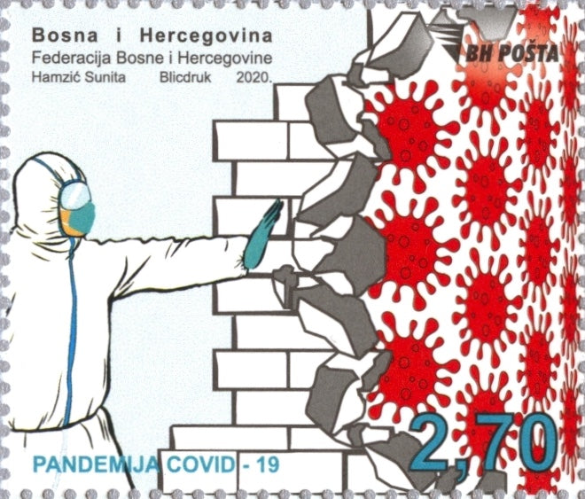 Bosnia (Muslim) - 2020 COVID Pandemic, Single (MNH)