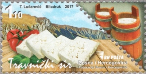 #793 Bosnia (Muslim) - Gastronomy: Travnik Cheese (MNH)