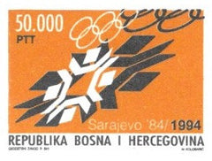 #207 Bosnia (Muslim) - 1984 Winter Olympic Games, Sarajevo, 10th Anniv. (MNH)