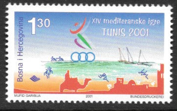 #390 Bosnia (Muslim) - 14th Mediterranean Games, Tunis (MNH)