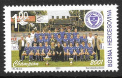 #392 Bosnia (Muslim) - Zeljeznic, Soccer Champions (MNH)