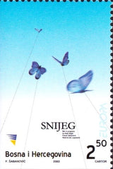 #442 Bosnia (Muslim) - 2003 Europa: Poster Art, Booklet Single (MNH)