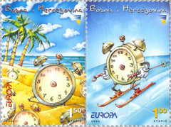 #473 Bosnia (Muslim) - 2004 Europa: Holidays, Pair (MNH)