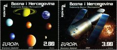 #641-642 Bosnia (Muslim) - 2009 Europa: Astronomy, Set of 2 (MNH)