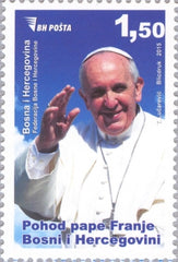 #739 Bosnia (Muslim) - Visit of Pope Francis (MNH)