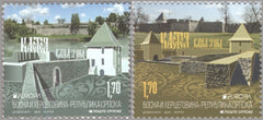 #567-568 Bosnia (Serb) - 2017 Europa: Castles, Set of 2 (MNH)