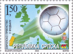#227 Bosnia (Serb) - European Soccer Championships, Portugal (MNH)