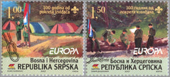 #293-294 Bosnia (Serb) - 2007 Europa: Scouting, Cent., Set of 2 (MNH)