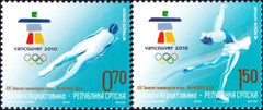 #383-384 Bosnia (Serb) - 2010 Winter Olympics, Vancouver (MNH)