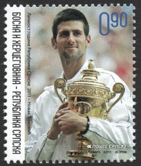 #438 Bosnia (Serb) - Novak Djokovic, Tennis Player (MNH)